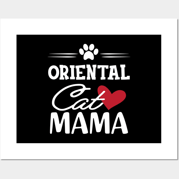 Oriental Cat Mama Wall Art by KC Happy Shop